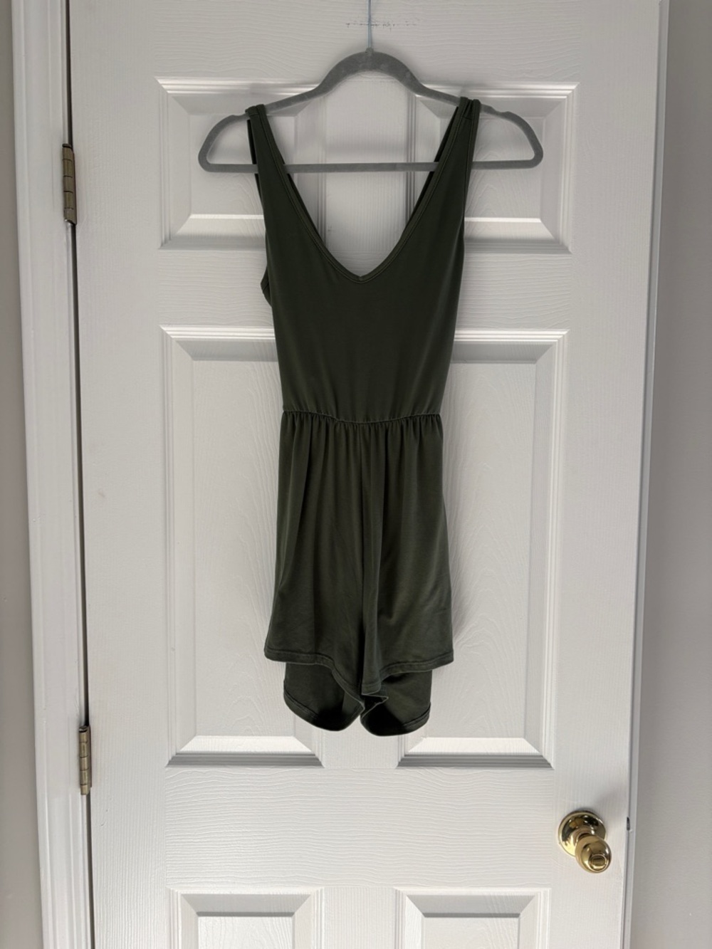 Rolla Coster Olive Green Sleeveless Romper